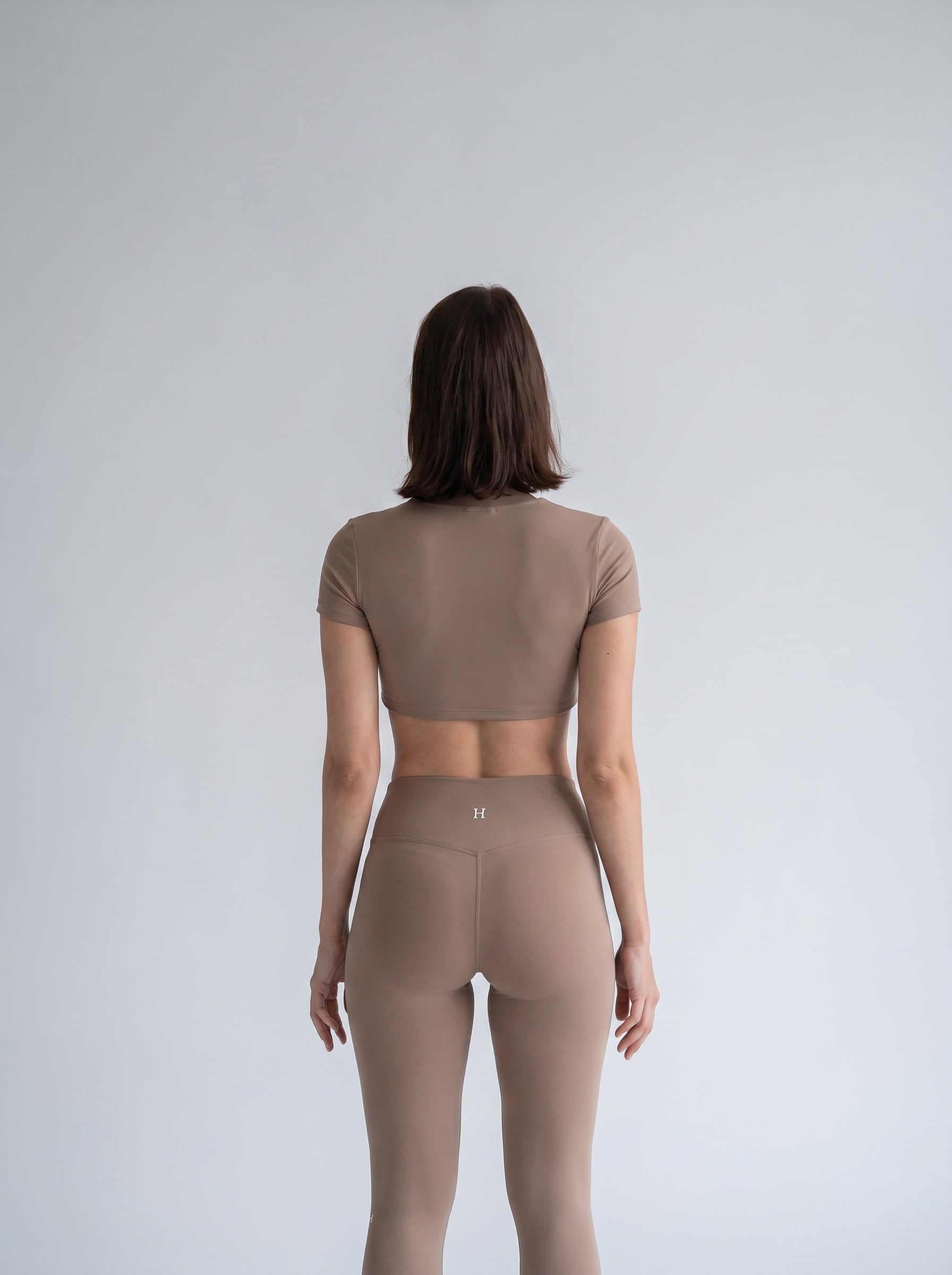 Aura Crop Top – Cappuccino – Produktansicht 3