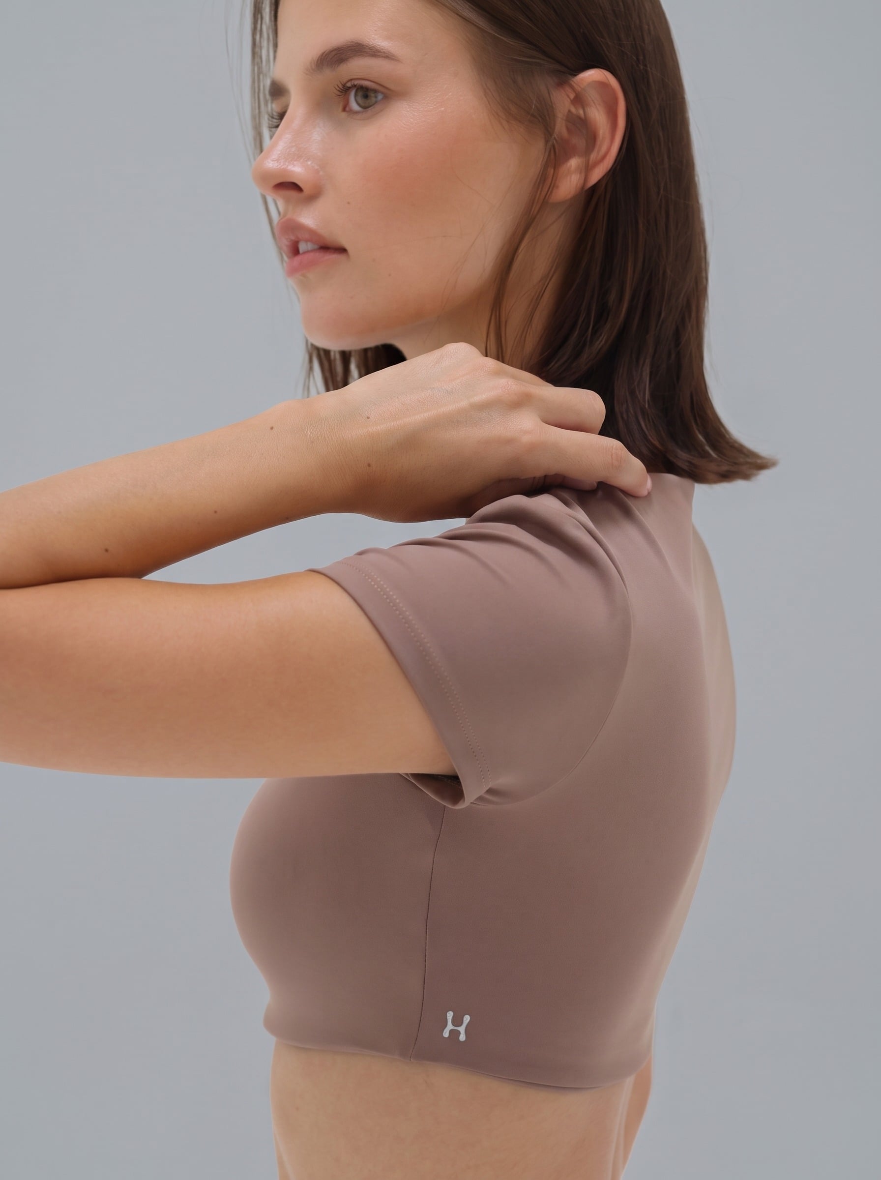 Aura Crop Top – Cappuccino – Produktansicht 5