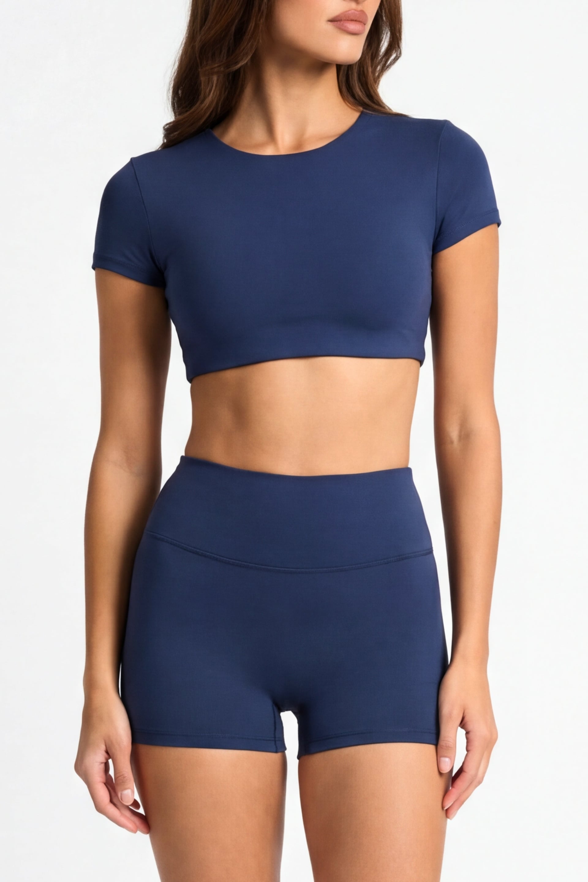 Aura Crop Top – Parisian Blue – Produktansicht 1