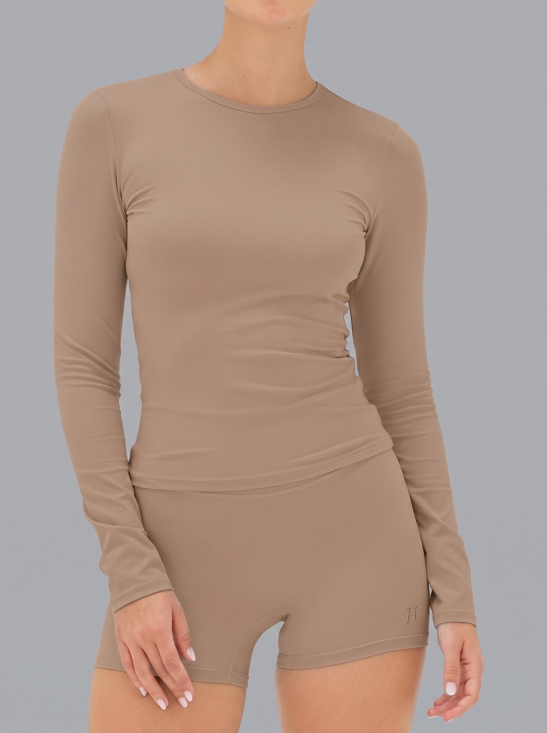 Aura Long Sleeve – Cappuccino – Produktansicht 1