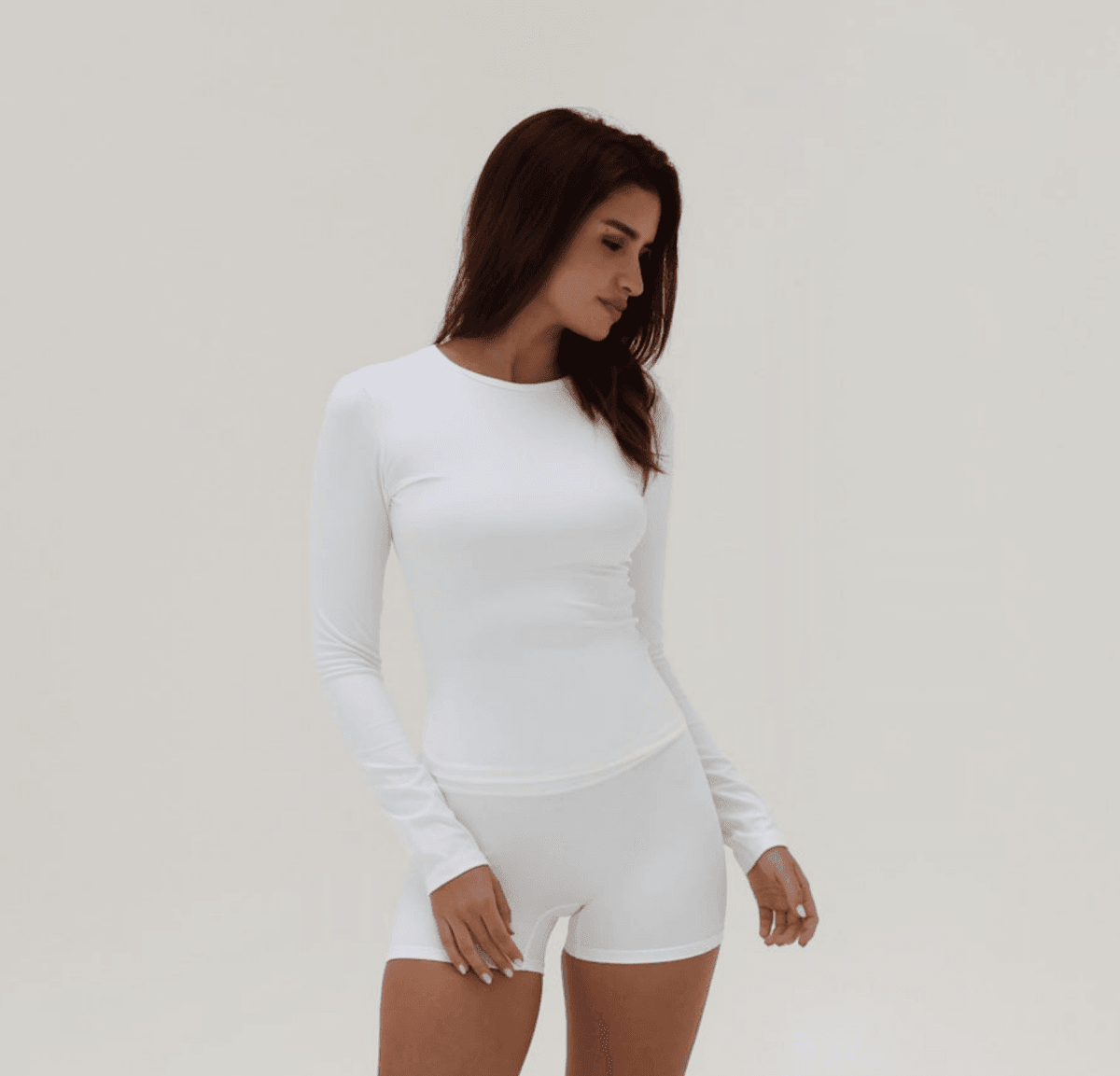 Aura Long Sleeve – Clear White – Produktansicht 2