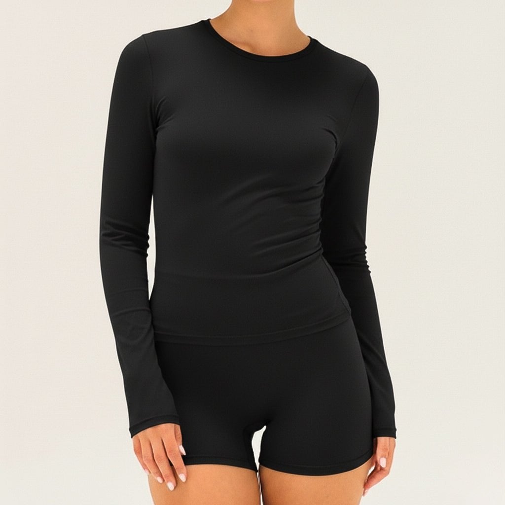 Aura Long Sleeve – Black – Produktansicht 1