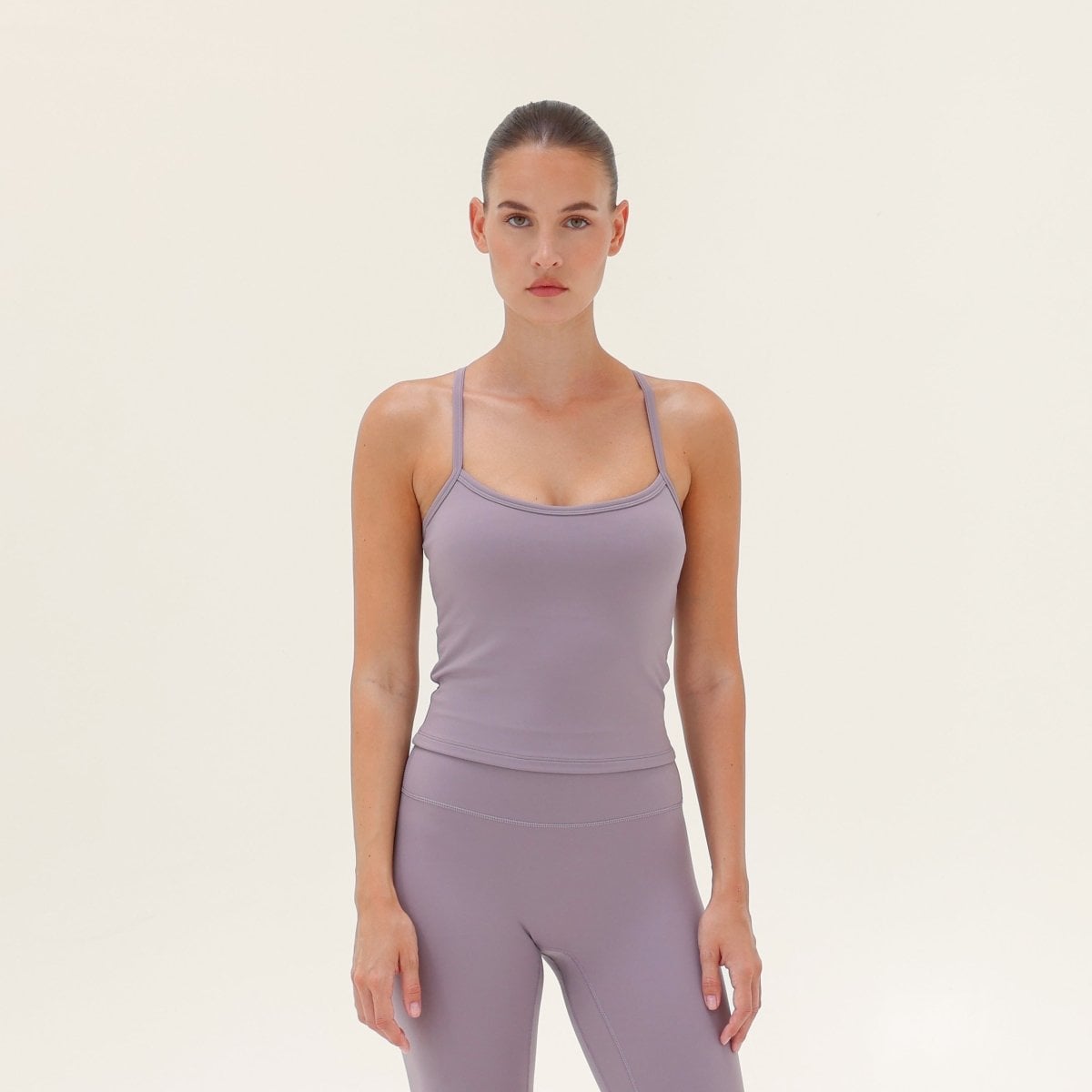 Aura Tank Top – Mauve – Produktansicht 3
