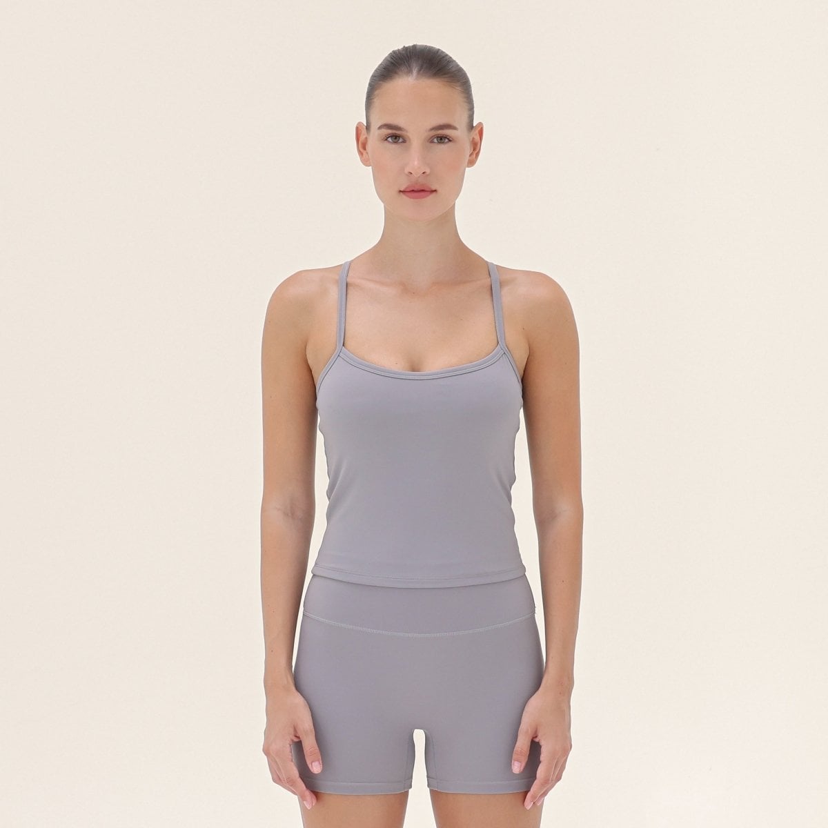 Aura Tank Top – Stone – Produktansicht 2