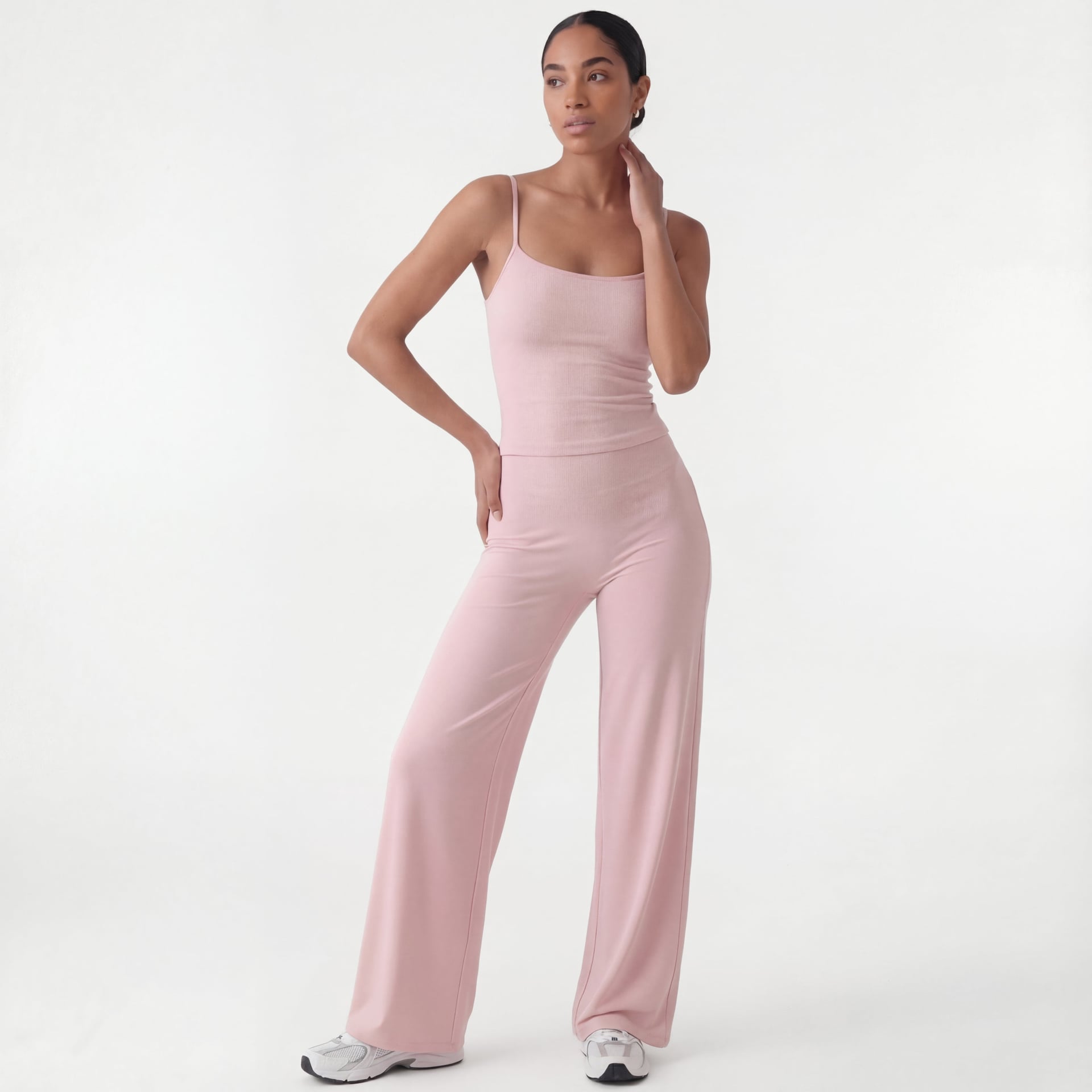CLOUD° Flared Pants – Blush – Produktansicht 3